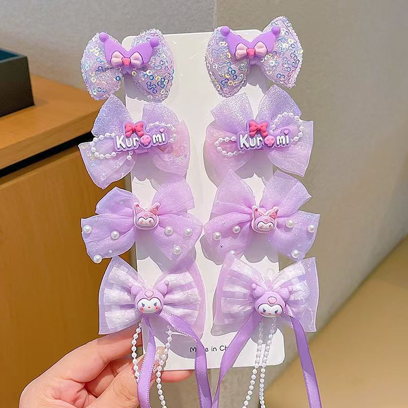 贈送兒童髮飾8件組