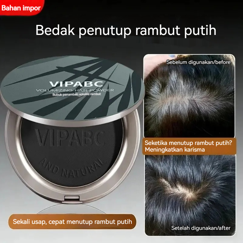【Beli 1 Gratis 1 - Nilai Hebat!】Bedak penambah volume rambut ini memberikan lapisan tipis, memperbaiki warna, dan menutupi uban. Tahan air, tahan keringat, dan tahan lama, bedak ini menambah volume dan secara visual meningkatkan ketebalan rambut untuk tampilan alami dan realistis. Bedak ini juga membantu mengisi garis rambut, menyamarkan dahi yang lebar, dan lembut di kulit kepala, memberikan penutupan yang sehat untuk uban.